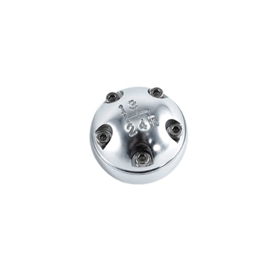 Gearknop i poleret alu. (2)
