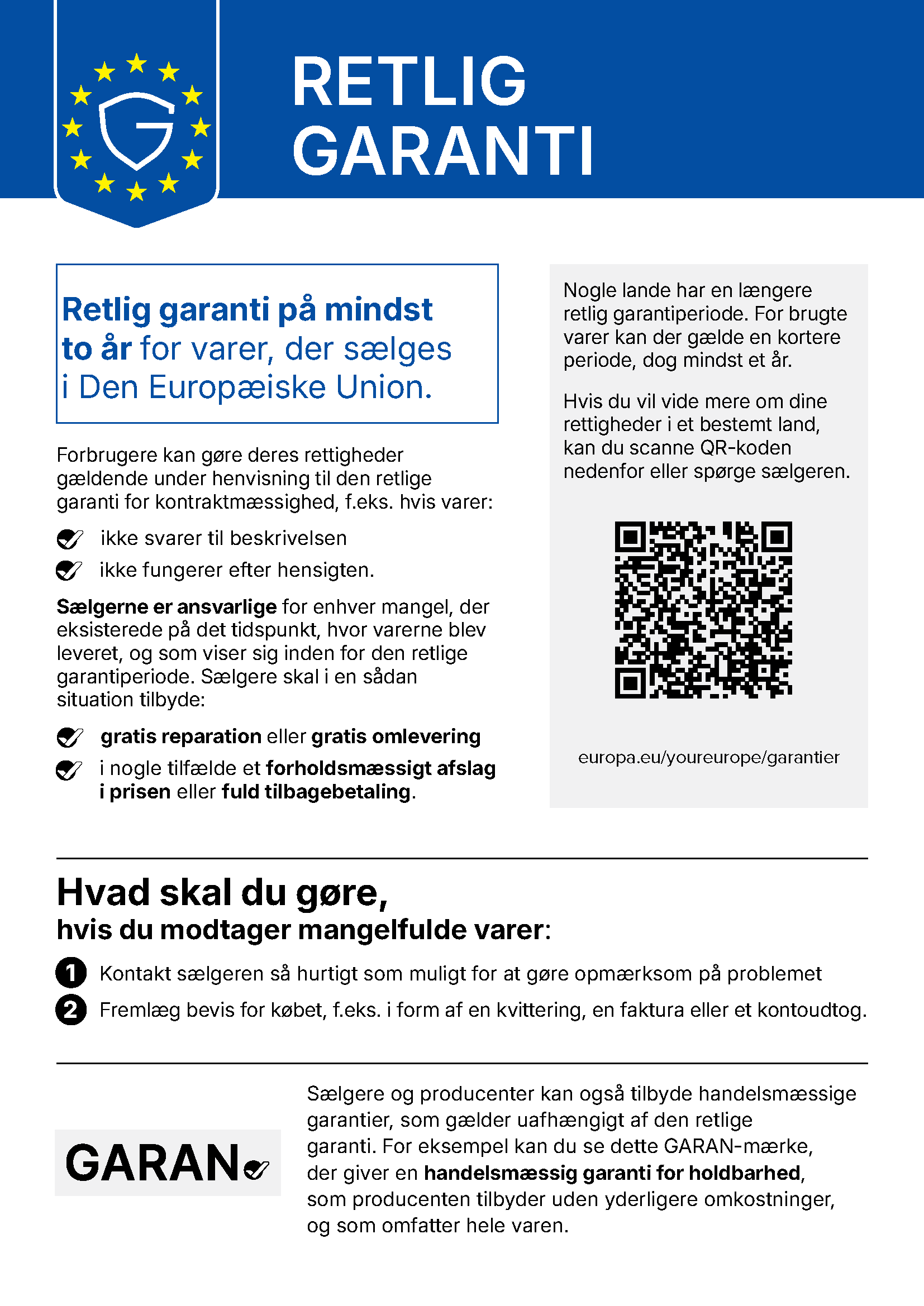 EU-meddelelse om retlig garanti for kontraktmæssighed